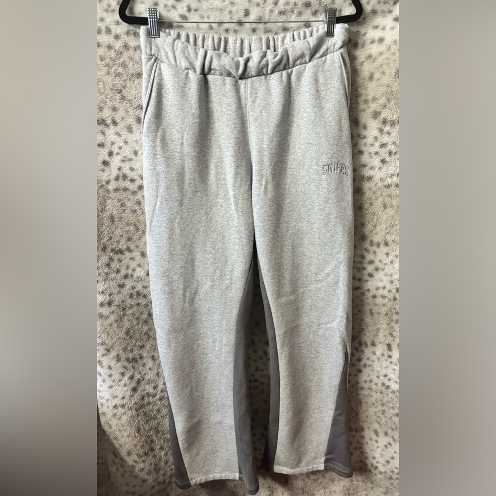MENS SNIPES CONTRAST FLARE SWEAT PANTS